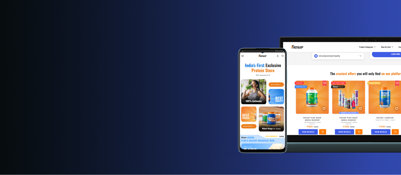Fast and Up — Transforming Sports Nutrition E-Commerce Through Clarity, Trust, and Engagement